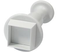 PME Square Plunger Cutter, Large Size, 13 mm,White