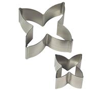 PME Stainless Steel Daphne Flower Petal Cutters, Set of 2