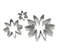 PME Stainless Steel Stainless Steel Daisy Cutter, Set of 3, Silver