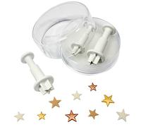 PME Star Plunger Cutters, Small, Medium, Large Sizes, Set of 3, White