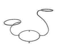 PME Swan Shape Chrome Finish 3 Tier Cake Stand,60 x 31 x 46 cm, Silver
