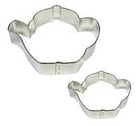 PME Teapot Cookie and Cake Cutters, Small and Large Sizes, Set of 2