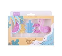 PME Tropical Party Pick Candles, Pack of 5