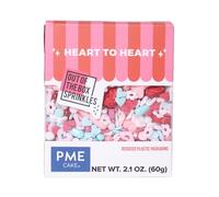 PME Valentines "Out of the Box" Sprinkles - Heart to Heart (60g)
