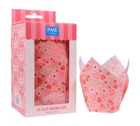 PME Valentines Tulip Muffin Cases - Sweet Love, Set of 24