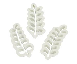 PME WE333 Christmas Wreath Eucalyptus Cutter 3 Piece, White