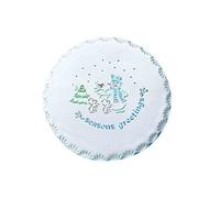 PME YT402 Seasons Greetings Stencil, 8 inches diameter, White