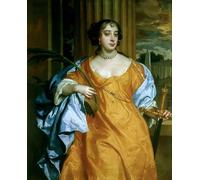 PMEFGJDPE Famous Art Picture Poster Picture Barbara Villiers Duchess As St Catherine of Alexandria by Peter Lely Colorful Art Print for Home Decor 60x90cm