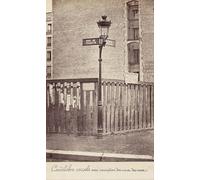 PMEFGJDPE Famous Art Picture Poster Picture Candelabra Console with Sign Names Streets by Charles Marville Colorful Art Print for Home Decor 60x90cm