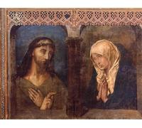 PMEFGJDPE Famous Art Picture Poster Picture Christ and the Grieving Virgin by Van Der Goes Colorful Art Print for Home Decor 60x90cm