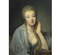 PMEFGJDPE Famous Art Picture Poster Picture Jeanne Bécu Comtesse Du Barry by Jean Baptiste Greuze Colorful Art Print for Home Decor 60x90cm