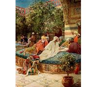 PMEFGJDPE Famous Art Picture Poster Picture Jesus Forgives a Sinful Woman Bible by William Brassey Hole Colorful Art Print for Home Decor 60x90cm