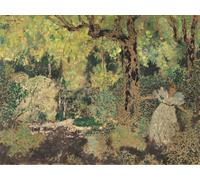 PMEFGJDPE Famous Art Picture Poster Picture Misia in the Woods by Edouard Vuillard Colorful Art Print for Home Decor 60x90cm