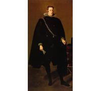 PMEFGJDPE Famous Art Picture Poster Picture Philip IV Standing Diego Rodriguez de Colorful Art Print for Home Decor 60x90cm
