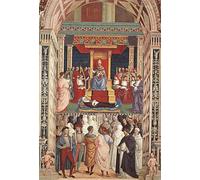 PMEFGJDPE Famous Art Picture Poster Picture Pope Aeneas Piccolominiizes Catherine of Bernardino Pinturicchio Colorful Art Print for Home Decor 60x90cm