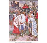PMEFGJDPE Famous Art Picture Poster Picture Robin Hood the Friend of the Peasants by Walter Crane Colorful Art Print for Home Decor 60x90cm