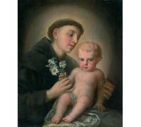 PMEFGJDPE Famous Art Picture Poster Picture Saint Anthony of Padua and the Christ Child by Francisco De Goya Colorful Art Print for Home Decor 60x90cm