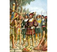 PMEFGJDPE Famous Art Picture Poster Picture Spaniards Being Welcomed by Tancredi Scarpelli Colorful Art Print for Home Decor 60x90cm