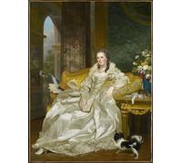 PMEFGJDPE Famous Art Picture Poster Picture the Comtesse D'egmont Pignatelli in Spanish Costume by Alexander Roslin Colorful Art Print for Home Decor 60x90cm