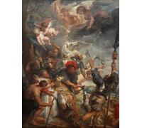 PMEFGJDPE Famous Art Picture Poster Picture the Martyrdom of St Lievin by Peter Paul Rubens Colorful Art Print for Home Decor 60x90cm