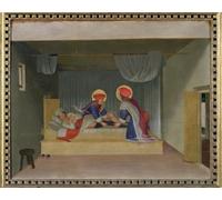 PMEFGJDPE Famous Art Picture Poster Picture the Miracle of the Deacon Justinian From the Predella of the San Marco Altarpiece by Fra Angelico Colorful Art Print for Home Decor 60x90cm