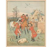 PMEFGJDPE Famous Art Picture Poster Picture the Next Thing They Did Find Was a Gruntin by Famous Artist Colorful Art Print for Home Decor 60x90cm