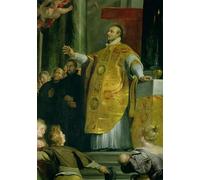 PMEFGJDPE Famous Art Picture Poster Picture the Vision of St Ignatius of Loyola Detail of the Saint by Peter Paul Rubens Colorful Art Print for Home Decor 60x90cm