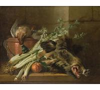 PMEFGJDPE Famous Art Picture Poster Picture Unbekanntes Bild by Jean Baptiste Oudry Colorful Art Print for Home Decor 60x90cm