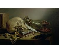 PMEFGJDPE Famous HD Canvas Art Canvas Wall Artwork a Vanitas Still Life by Pieter Claesz Classic Wall Decor for Home Decor 60x90cm