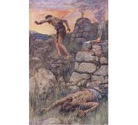 PMEFGJDPE Famous HD Canvas Art Canvas Wall Artwork Cain and Abel by Harold Copping Classic Wall Decor for Home Decor 60x90cm