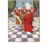 PMEFGJDPE Famous HD Canvas Art Canvas Wall Artwork Cardinal Wolsey Arrested by William Heath Robinson Classic Wall Decor for Home Decor 60x90cm
