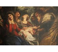 PMEFGJDPE Famous HD Canvas Art Canvas Wall Artwork Church of Jesus and Saints Ambrose and Andrew by Peter Paul Rubens Classic Wall Decor for Home Decor 60x90cm