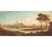 PMEFGJDPE Famous HD Canvas Art Canvas Wall Artwork City on a River by Varley Classic Wall Decor for Home Decor 60x90cm