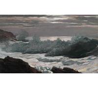 PMEFGJDPE Famous HD Canvas Art Canvas Wall Artwork Early Morning After a Storm At Sea by Winslow Homer Classic Wall Decor for Home Decor 60x90cm