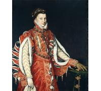 PMEFGJDPE Famous HD Canvas Art Canvas Wall Artwork Elisabeth of Valois by Sánchez Coello Classic Wall Decor for Home Decor 60x90cm