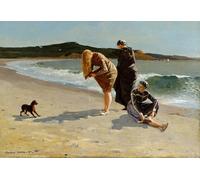 PMEFGJDPE Famous HD Canvas Art Canvas Wall Artwork Head Manchester Massachusetts by Winslow Homer Classic Wall Decor for Home Decor 60x90cm