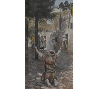 PMEFGJDPE Famous HD Canvas Art Canvas Wall Artwork Healing of the Lepers At Capernaum by Jacques Classic Wall Decor for Home Decor 60x90cm