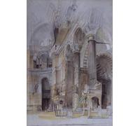 PMEFGJDPE Famous HD Canvas Art Canvas Wall Artwork Interior of Haghia Sophia by John Frederick Lewis Classic Wall Decor for Home Decor 60x90cm