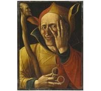 PMEFGJDPE Famous HD Canvas Art Canvas Wall Artwork Laughing Jester Classic Wall Decor for Home Decor 60x90cm