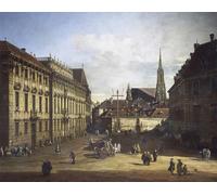 PMEFGJDPE Famous HD Canvas Art Canvas Wall Artwork Lobkowitzplatz in Vienna by Bernardo Bellotto Classic Wall Decor for Home Decor 60x90cm