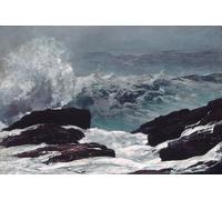 PMEFGJDPE Famous HD Canvas Art Canvas Wall Artwork Maine by Winslow Homer Classic Wall Decor for Home Decor 60x90cm