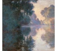 PMEFGJDPE Famous HD Canvas Art Canvas Wall Artwork Poplars on the River Epte by Claude Monet Classic Wall Decor for Home Decor 60x90cm