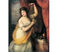 PMEFGJDPE Famous HD Canvas Art Canvas Wall Artwork Portrait of a Woman Angelica Kauffmann Classic Wall Decor for Home Decor 60x90cm