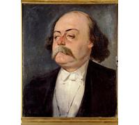 PMEFGJDPE Famous HD Canvas Art Canvas Wall Artwork Portrait of Gustave Flaubert French Writer by Eugene Giraud Classic Wall Decor for Home Decor 60x90cm