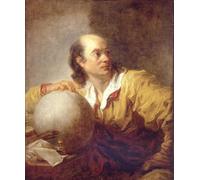 PMEFGJDPE Famous HD Canvas Art Canvas Wall Artwork Portrait of Jérôme Lalande by Jean Honore Fragonar Classic Wall Decor for Home Decor 60x90cm