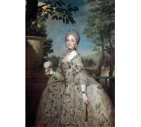 PMEFGJDPE Famous HD Canvas Art Canvas Wall Artwork Portrait of Marie Louise of Parma by Anton Raphael Mengs Classic Wall Decor for Home Decor 60x90cm