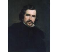 PMEFGJDPE Famous HD Canvas Art Canvas Wall Artwork Portrait of the Artist George Peter Alexander Healy Classic Wall Decor for Home Decor 60x90cm