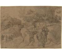 PMEFGJDPE Famous HD Canvas Art Canvas Wall Artwork Sacrifice of Abraham by Alessandro Allori Classic Wall Decor for Home Decor 60x90cm