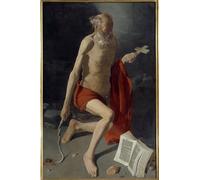 PMEFGJDPE Famous HD Canvas Art Canvas Wall Artwork Saint Painting by Georges De La Tour Classic Wall Decor for Home Decor 60x90cm
