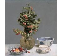 PMEFGJDPE Famous HD Canvas Art Canvas Wall Artwork Still Life of Grapes by Ignace Henri Jean Fantin Latour Classic Wall Decor for Home Decor 60x90cm